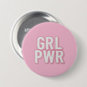 BADGE ROND 7,6 CM GRL PWR (Devant & derrière)