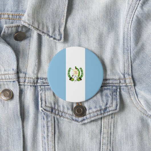 Badge Rond 7,6 Cm Guatemala (En situation)