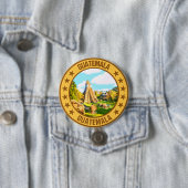Badge Rond 7,6 Cm Guatemala (En situation)