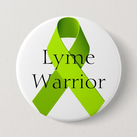 Badge Rond 7,6 Cm Guerrier de Lyme (Devant)