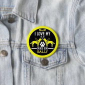 Badge Rond 7,6 Cm Guide des cadeaux de chien (En situation)
