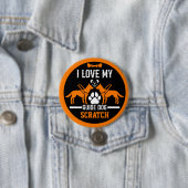 Badge Rond 7,6 Cm Guide des cadeaux de chien (En situation)
