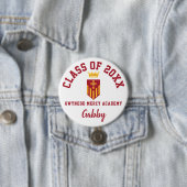 Badge Rond 7,6 Cm Gwynedd Mercy Academy Bouton Logo Sports Personnal (En situation)