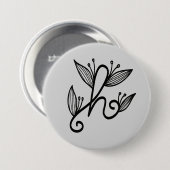 Badge Rond 7,6 Cm h manuscrit (Devant & derrière)