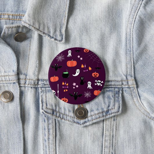 Badge Rond 7,6 Cm Halloween (En situation)