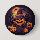 Badge Rond 7,6 Cm Halloween- (Devant)