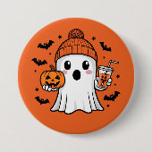 Badge Rond 7,6 Cm Halloween fantôme mignon (Devant)