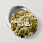 Badge Rond 7,6 Cm Halloween pop-corn (Devant & derrière)
