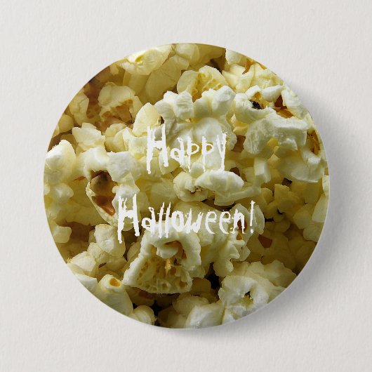 Badge Rond 7,6 Cm Halloween pop-corn (Devant)