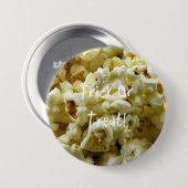 Badge Rond 7,6 Cm Halloween pop-corn (Devant & derrière)