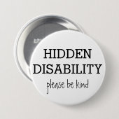 Badge Rond 7,6 Cm Handicap Personnalisé (Devant & derrière)