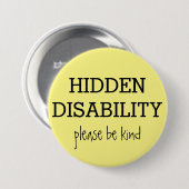 Badge Rond 7,6 Cm Handicap personnalisé (Devant & derrière)