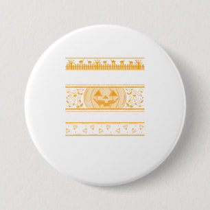 Badge Rond 7,6 Cm Happy Halloween Ugly ter Citrouilles de design