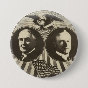 Badge Rond 7,6 Cm Harding/Coolidge repro 1920