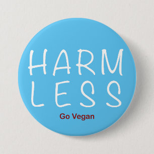 Badge Rond 7,6 Cm Harm Less