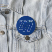 Badge Rond 7,6 Cm Harris 47 (En situation)