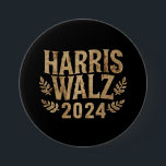 Badge Rond 7,6 Cm Harris Tim Walz Crest Vintage Harris Waltz 2024<br><div class="desc">Harris Tim Walz Crest Vintage Harris Waltz 2024</div>