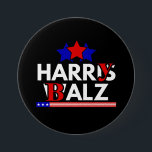 Badge Rond 7,6 Cm Harris Walz 24 Harry Balz 2024 Meme Democratics<br><div class="desc">Funny Harris Walz 24 Harry Balz 2024 Vote démocrate du mème</div>