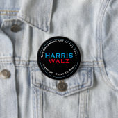 Badge Rond 7,6 Cm HARRIS WALZ Grownups Ready To WORK Round (En situation)