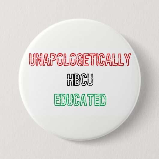 Badge Rond 7,6 Cm HBCU instruit (Devant)