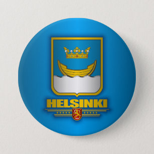 Badge Rond 7,6 Cm Helsinki