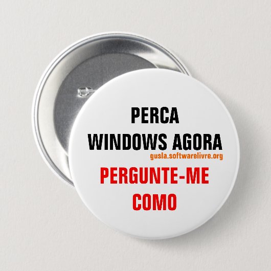 Badge Rond 7,6 Cm Herbalinux (Devant & derrière)