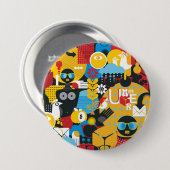 Badge Rond 7,6 Cm Heure d'été (Devant & derrière)