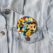 Badge Rond 7,6 Cm Heure d'été (En situation)