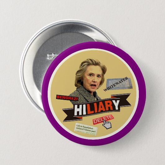 Badge Rond 7,6 Cm HiLIARy (Devant & derrière)