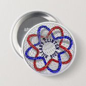 Badge Rond 7,6 Cm Hillary Clinton 2016 (Devant & derrière)