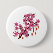 Badge Rond 7,6 Cm Hoa Dao (Devant)