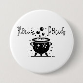 Badge Rond 7,6 Cm Hocus Pocus Bubbling Witch Cauldron Halloween (Devant)