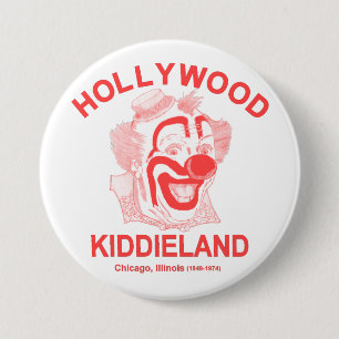Badge Rond 7,6 Cm Hollywood Kiddieland Amusement Park, Chicago IL