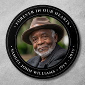 Badge Rond 7,6 Cm Hommage au Souvenir