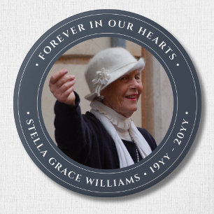Badge Rond 7,6 Cm Hommage commémoratif de photo