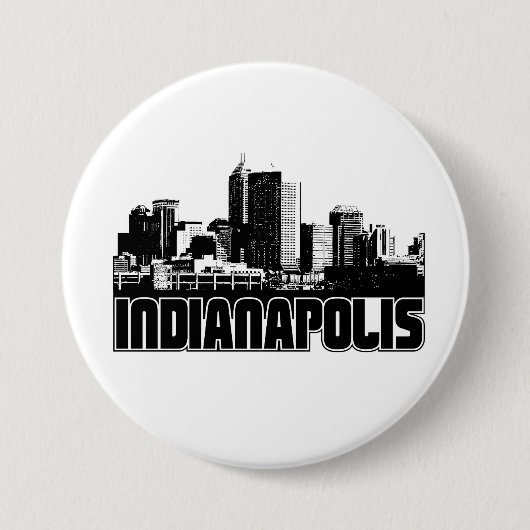 Badge Rond 7,6 Cm Horizon d'Indianapolis (Devant)