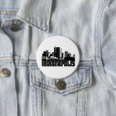 Badge Rond 7,6 Cm Horizon d'Indianapolis (En situation)