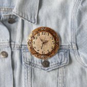 Badge Rond 7,6 Cm Horloge antique (En situation)