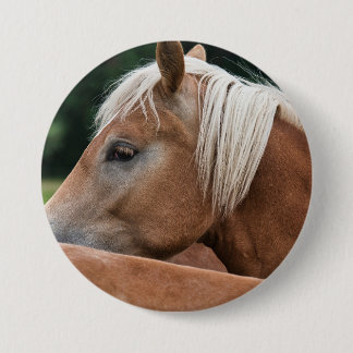 Badge Rond 7,6 Cm horsie cute