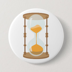 Badge Rond 7,6 Cm Hourglass