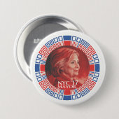 Badge Rond 7,6 Cm HRC pour NYC 2017 (Devant & derrière)