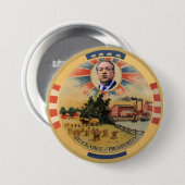 Badge Rond 7,6 Cm Huckabee et prospérité (Devant & derrière)
