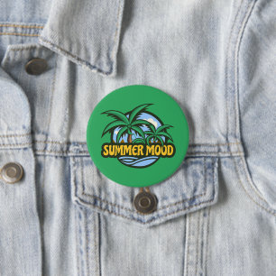 Badge Rond 7,6 Cm Humeur d'été