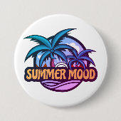 Badge Rond 7,6 Cm Humeur d'été (Devant)