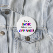 Badge Rond 7,6 Cm Humour enseignant (En situation)