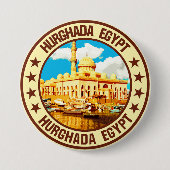 Badge Rond 7,6 Cm Hurghada (Devant)