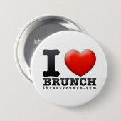 Badge Rond 7,6 Cm I bouton de brunch de coeur (Devant & derrière)