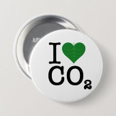 Badge Rond 7,6 Cm I CO2 de coeur (Devant & derrière)