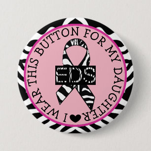 Badge Rond 7,6 Cm 'I wear this EDS button for my Daughter