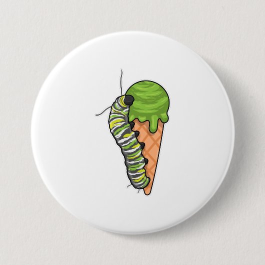 Badge Rond 7,6 Cm Ice cream (Devant)
